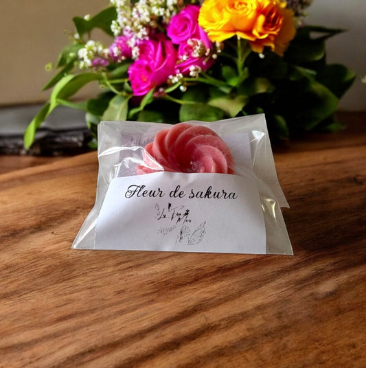 Fondant Parfumé Artisanal Végétal_ Senteur Fleur de Sakura