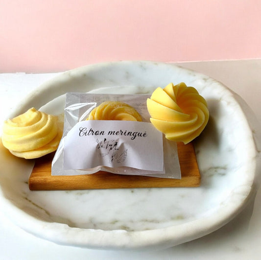 Fondant Parfumé Artisanal Végétal_ Senteur Citron meringué